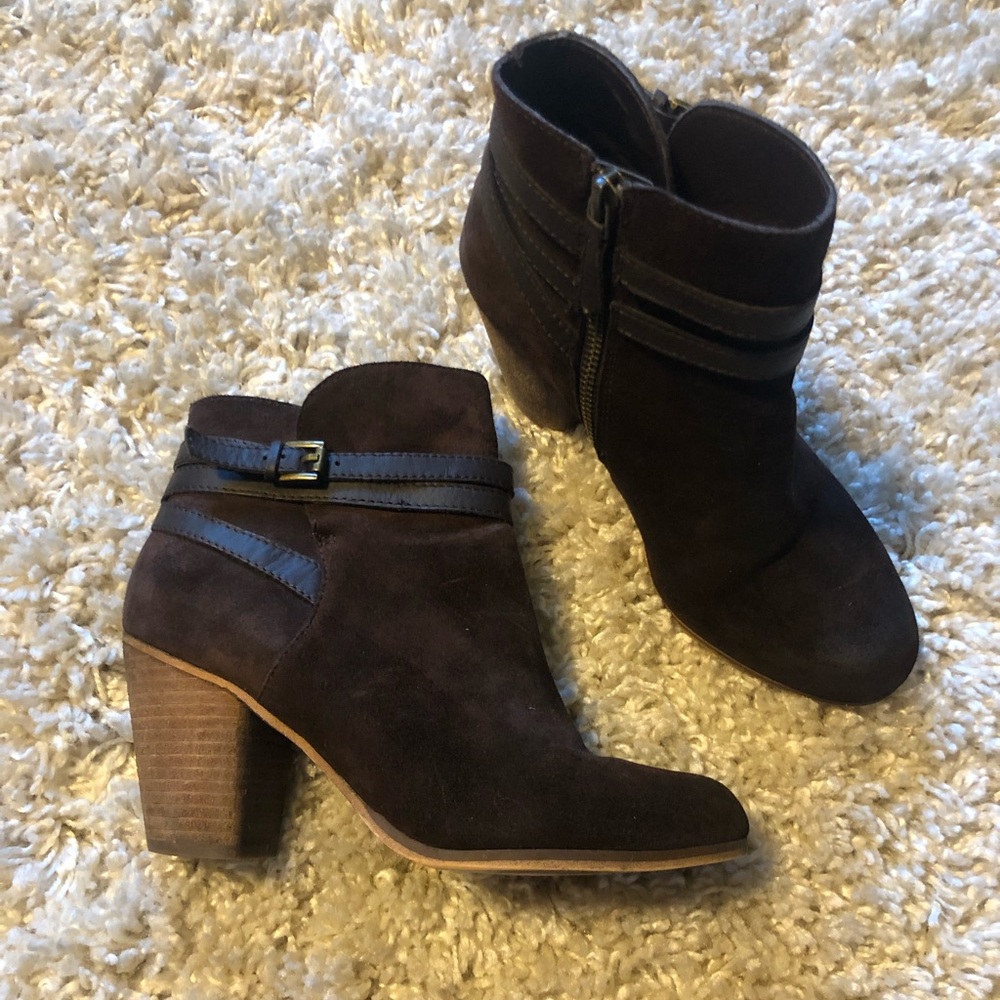 Brown BP booties